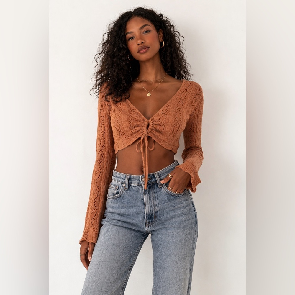 Crop Top Knit Sweater